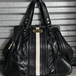 L.A.M.B Rocksteady Leather Satchel Handbag By Gwen Stefani